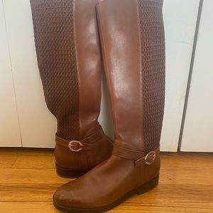 Cole Haan Grand Stretch leather brown boots. NWOT